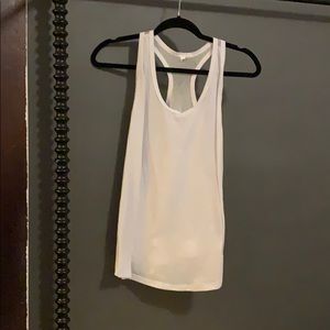 Medium white work out tank